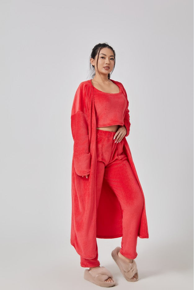 Women's 3-piece pyjama set - photo 1