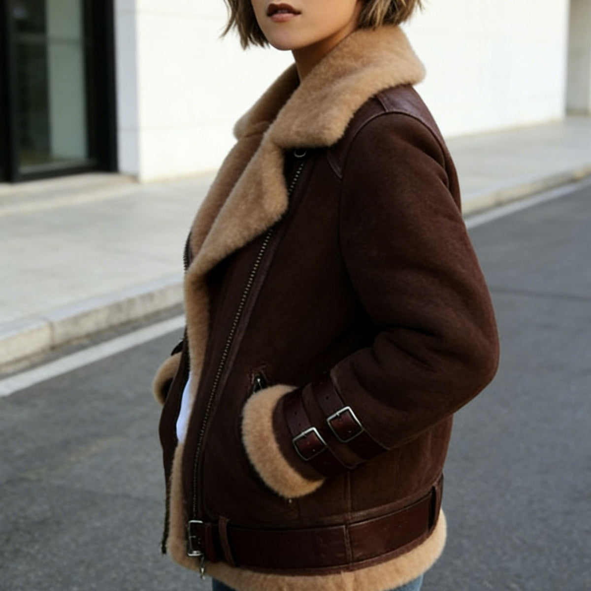 Women's padded winter coat - photo 3