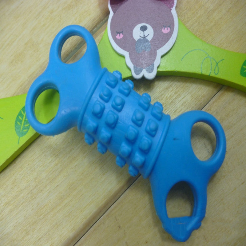 Silicone bone-shaped dog chew toy - photo 2