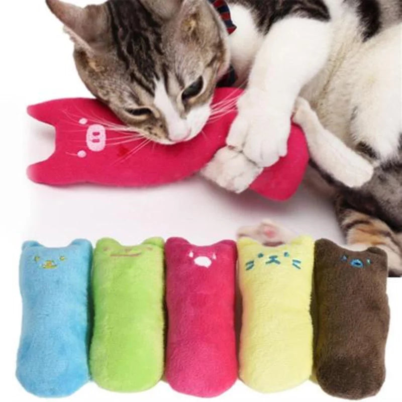 Catnip plush cat toy pillow - photo 6