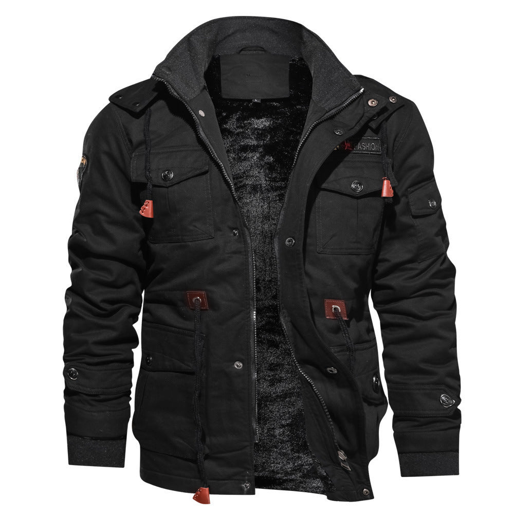 Men's hooded winter jacket - photo 5