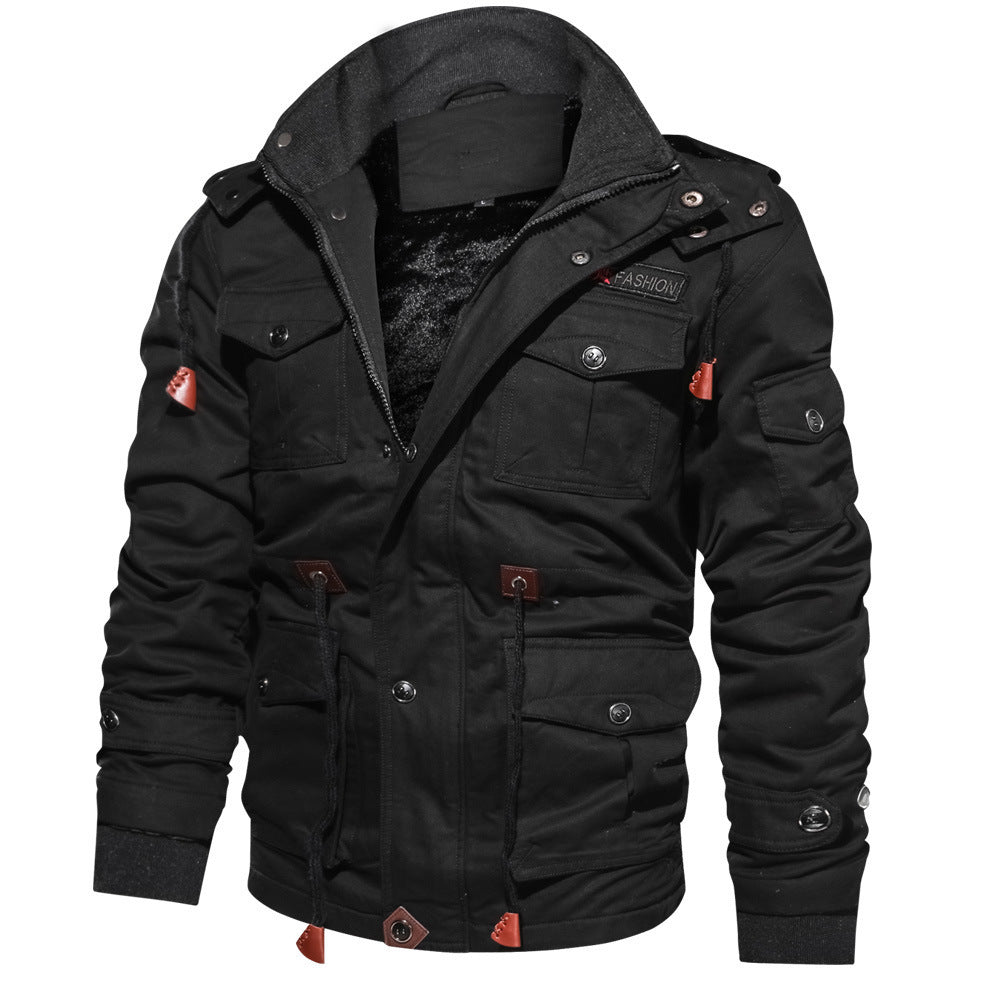 Men's hooded winter jacket - photo 11