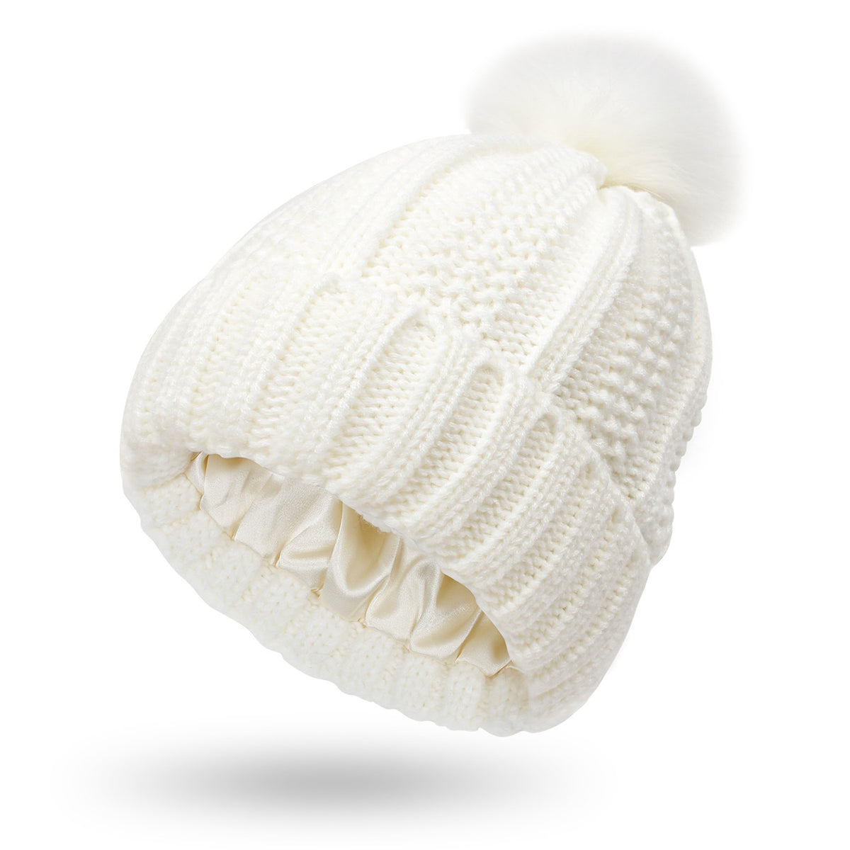 Women's winter knitted beanie - photo 10