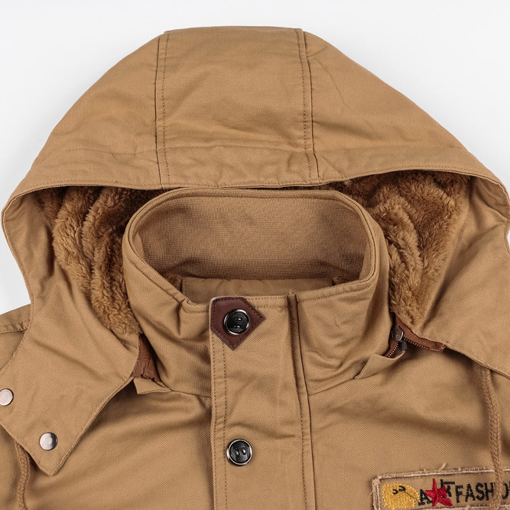 Men's hooded winter jacket - photo 6