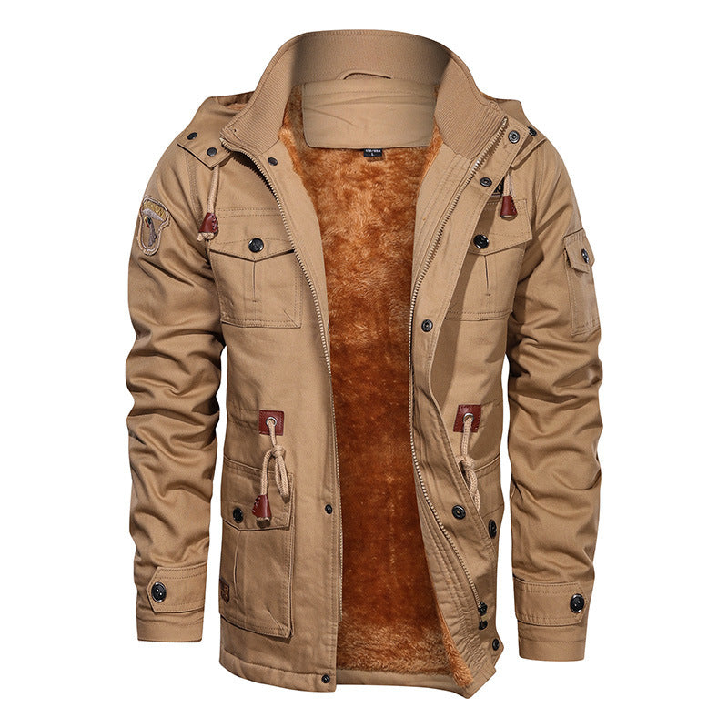 Men's hooded winter jacket - photo 8