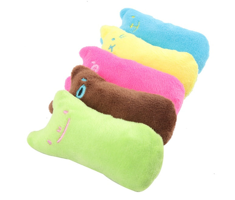 Catnip plush cat toy pillow - photo 3