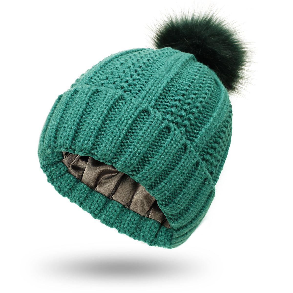 Women's winter knitted beanie - photo 3