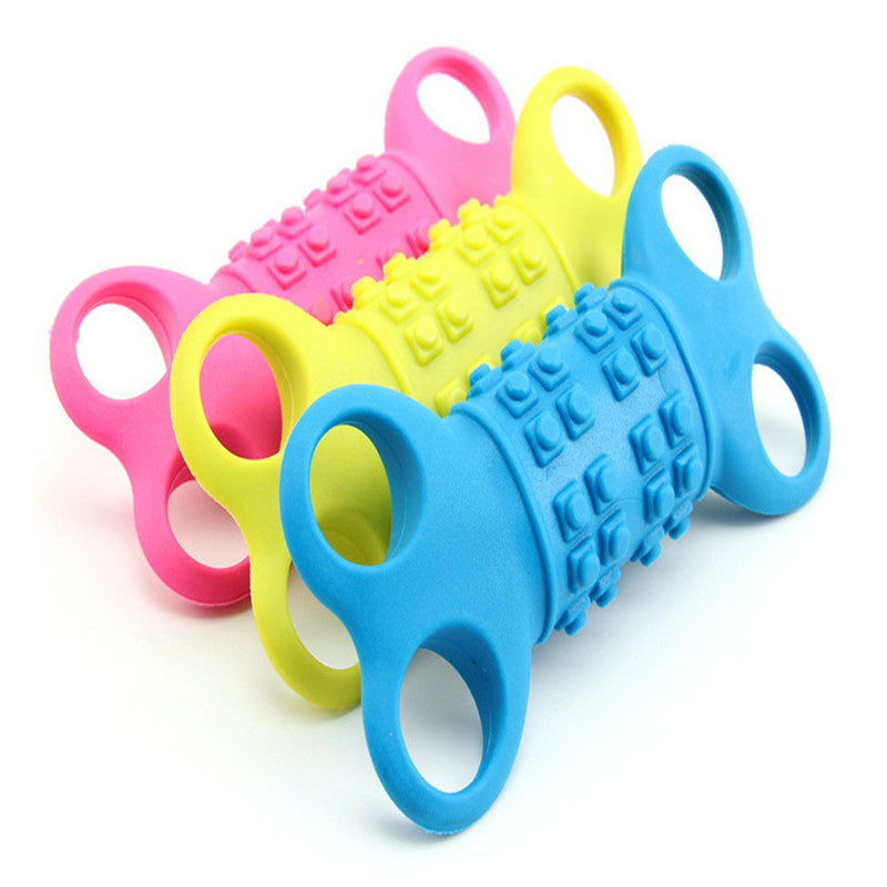 Silicone bone-shaped dog chew toy - photo 3