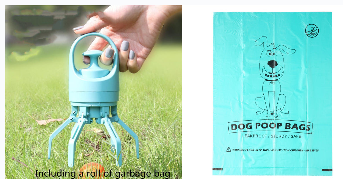 Portable dog pooper scooper with bag dispenser - photo 1