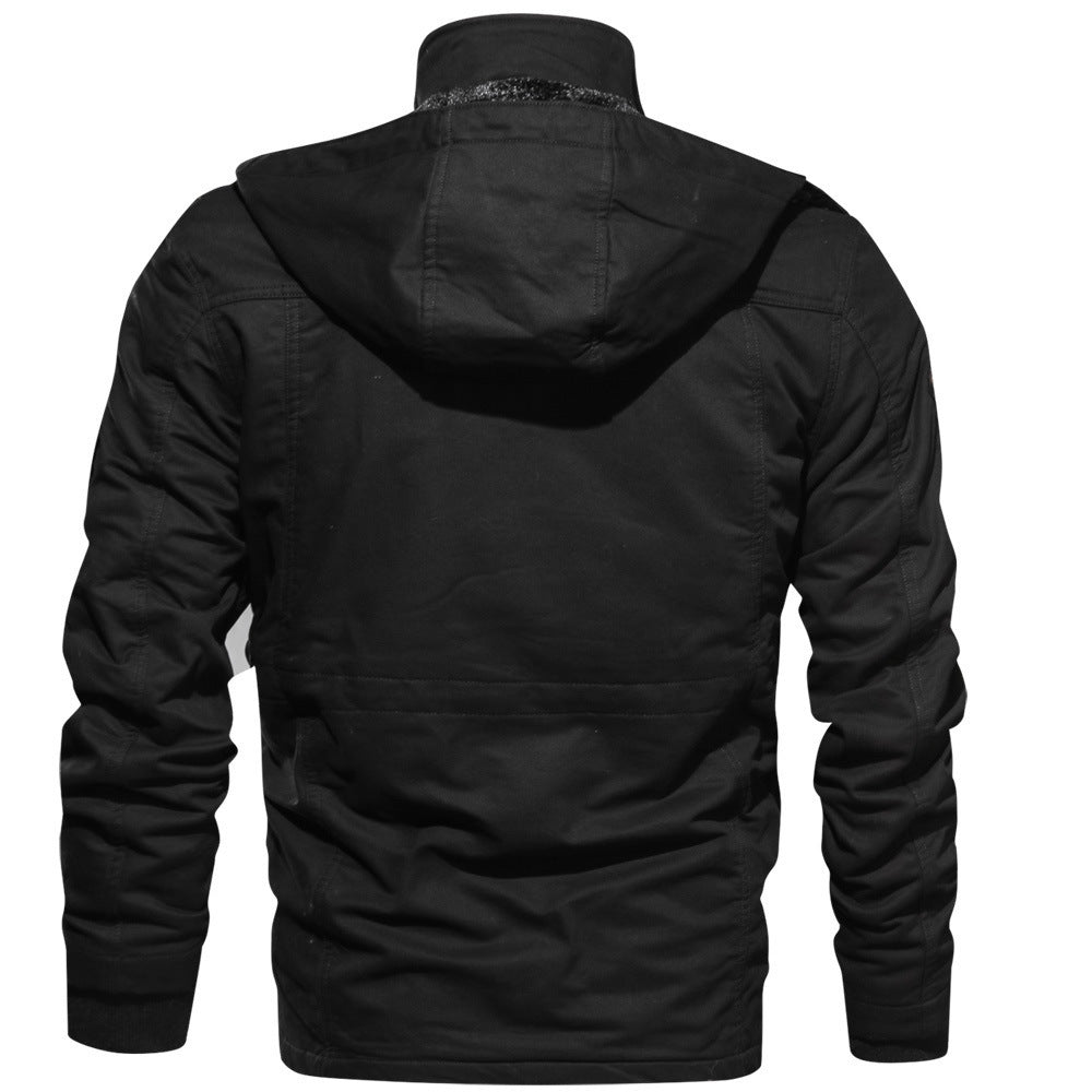 Men's hooded winter jacket - photo 7