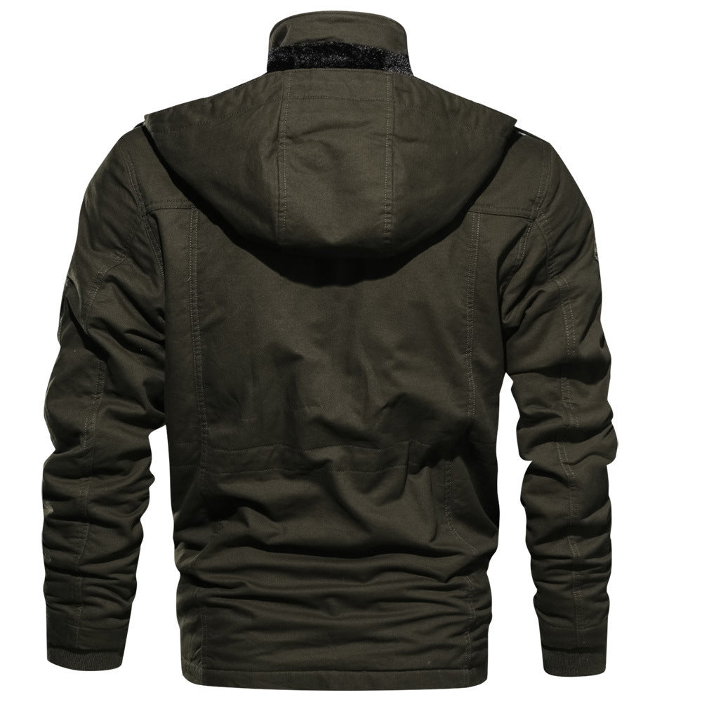 Men's hooded winter jacket - photo 1