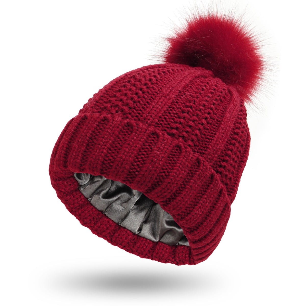 Women's winter knitted beanie - photo 2