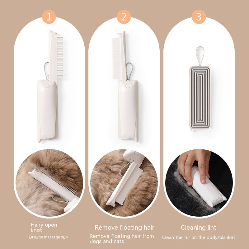 Pet grooming and hair removal brush - photo 5