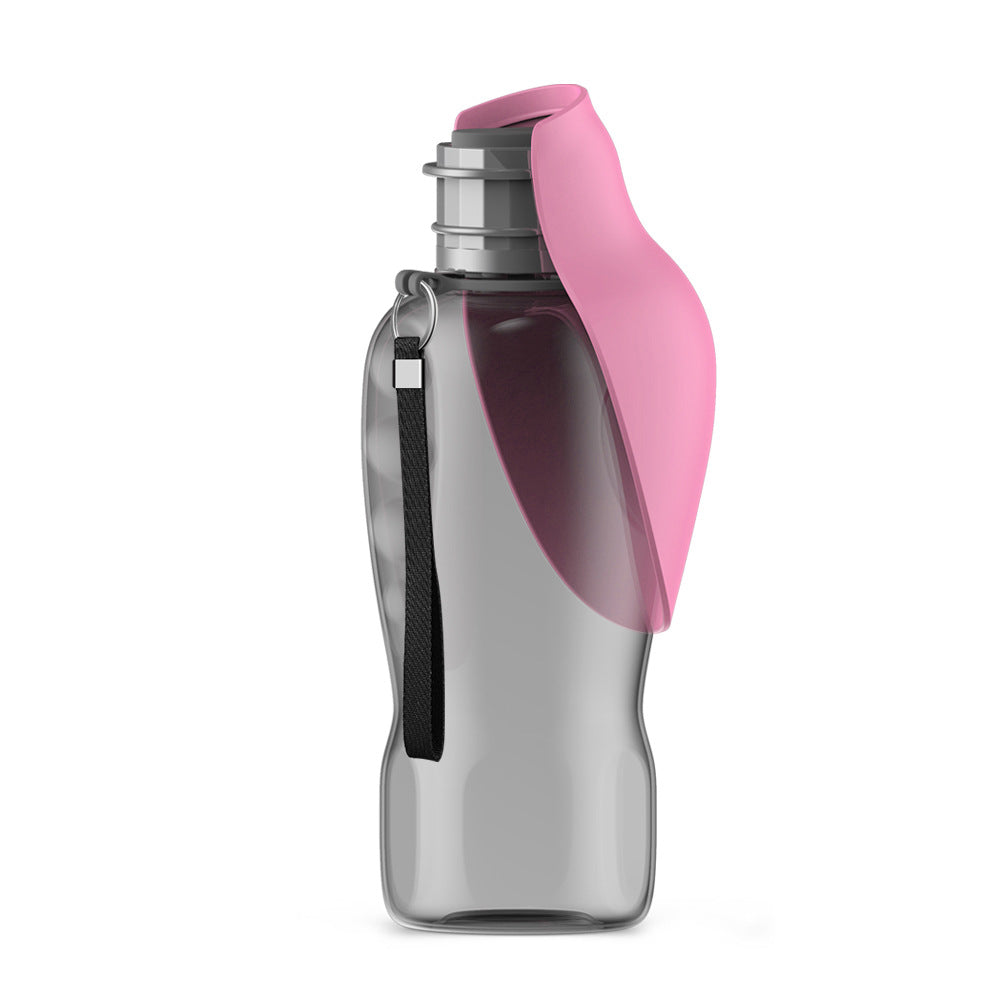 800ml portable dog water bottle - photo 4